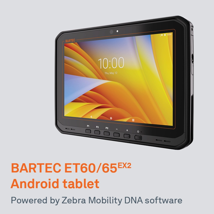 BARTEC ET60/65EX2 Android Tablet für Zone 2/Div. 2 BARTEC ET60/65EX2 Android Tablet für Zone 2/Div. 2