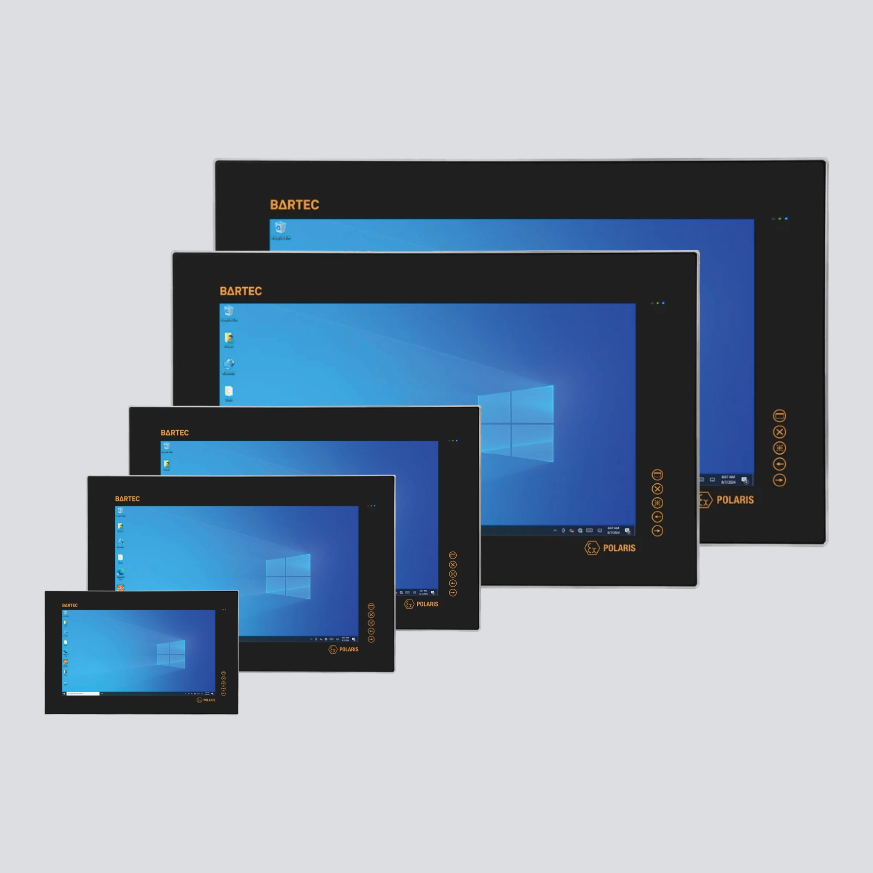 Verschiedene Größen von POLARIS SMART HMIs