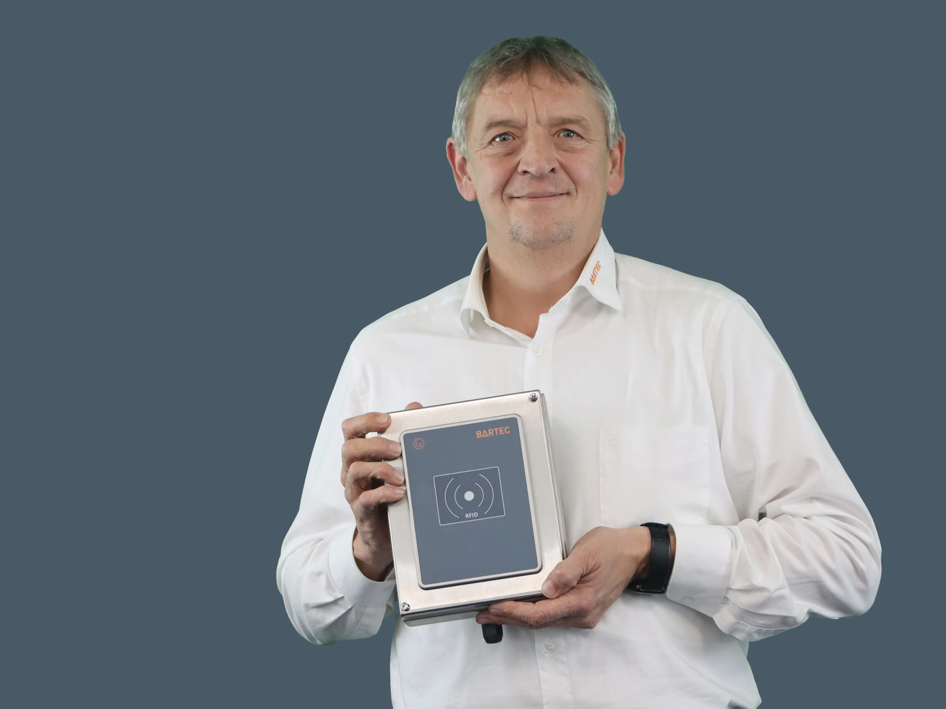 Reiner Englert with MODEX RFID technology