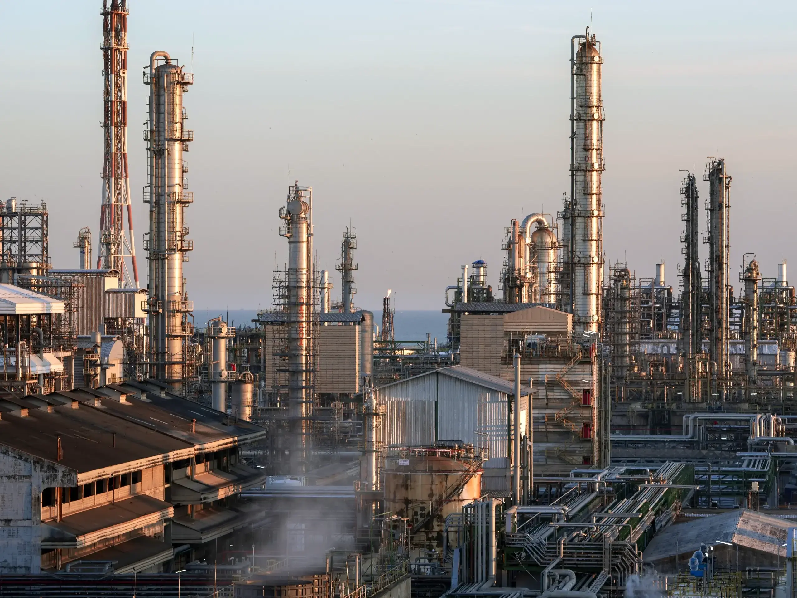 Rohrleitung in einer petrochemischen Anlage