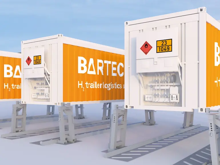 hydrogen storage with BARTEC logo hydrogen storage with BARTEC logo