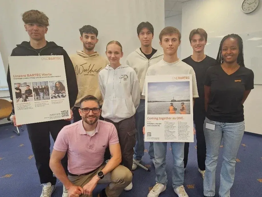 BARTEC trainees with Matthias Eder 2024