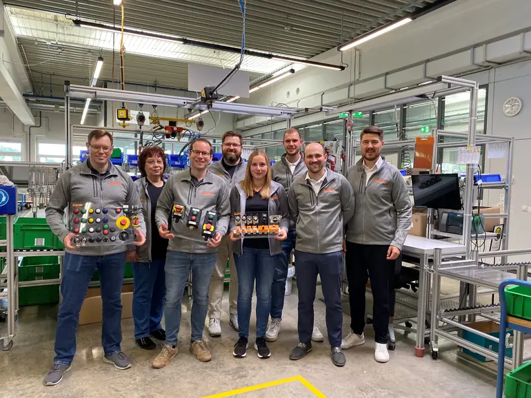ComEx Global development team at BARTEC
