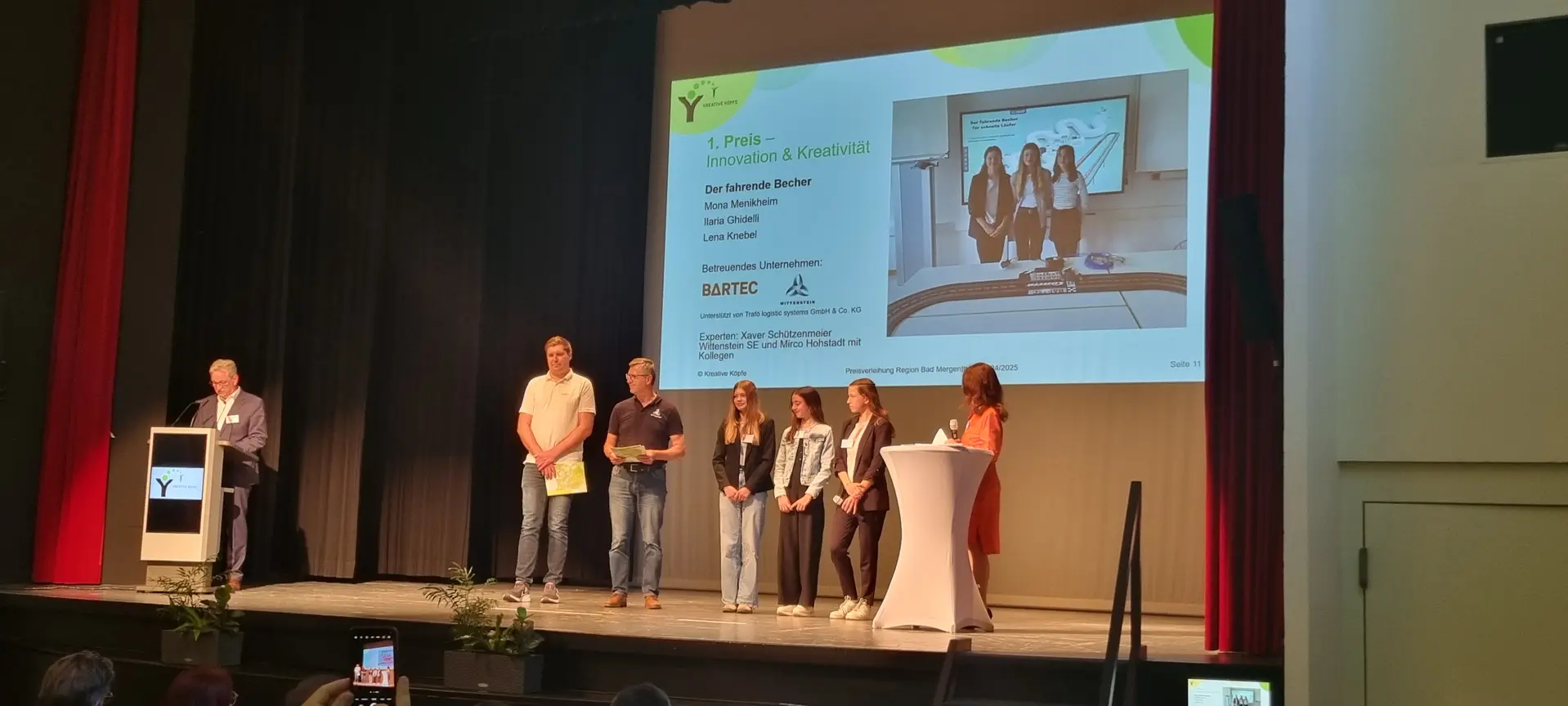 Kreative Köpfe 2025 Zeremonie: 1 Platz Kreative Köpfe 2025 Zeremonie: 1 Platz